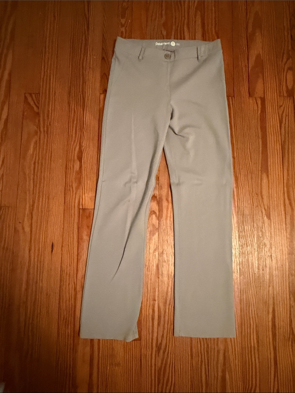Betabrand straight leg classic dress pants yoga pants light grey MP no pockets